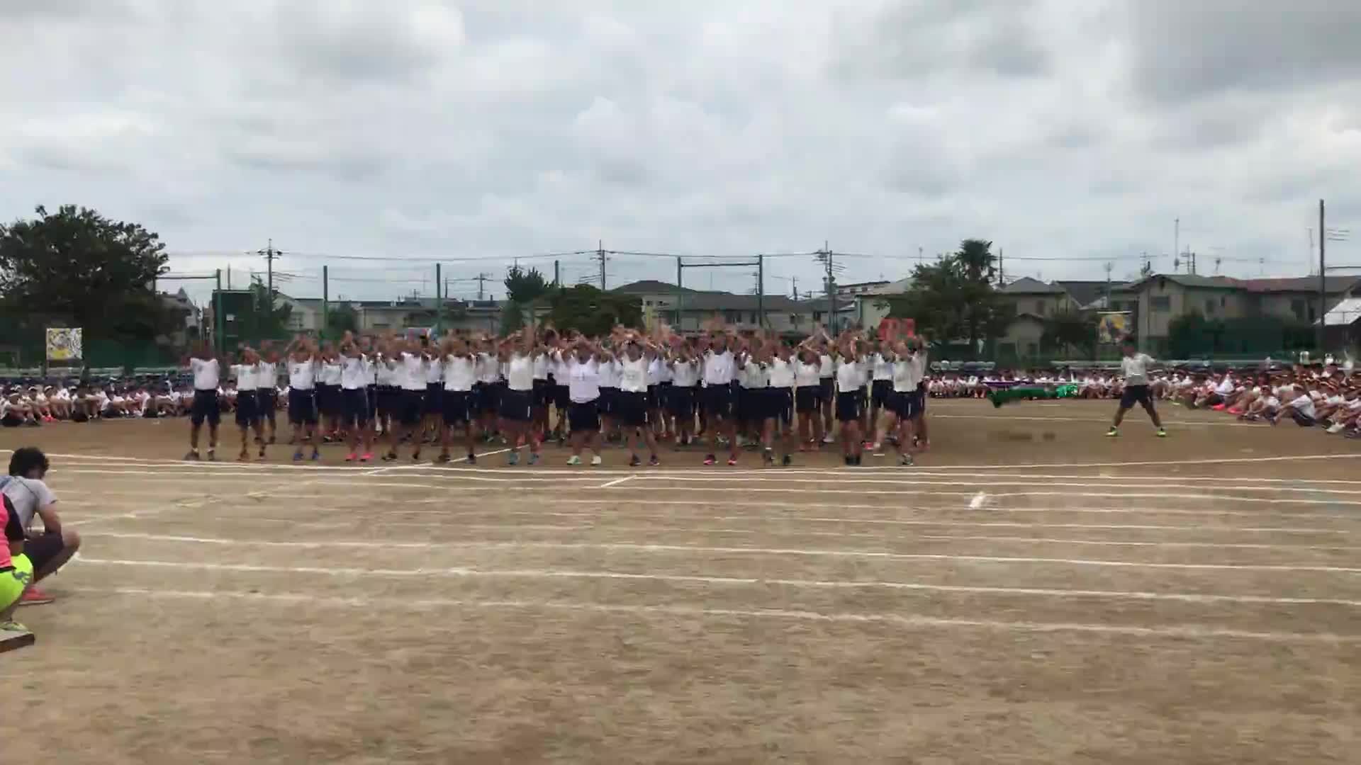 運動会総集編午後(応援合戦緑)