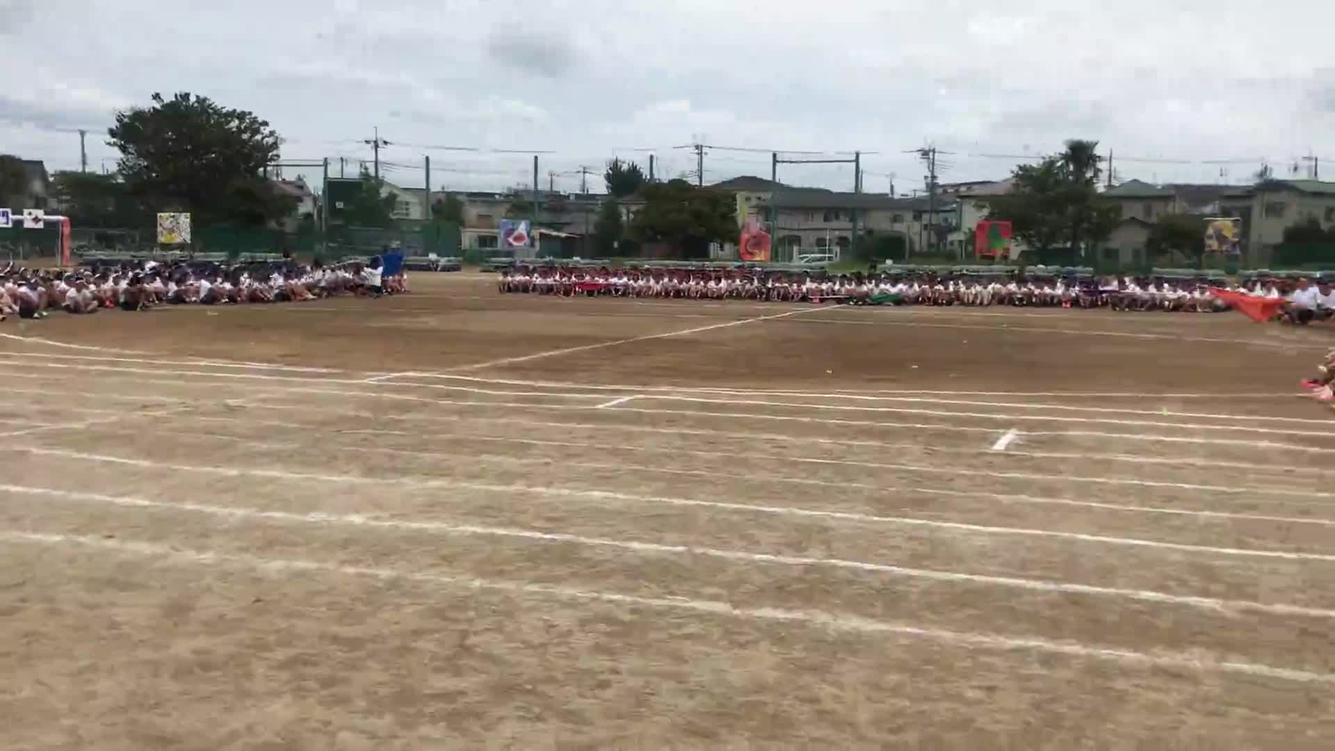 運動会総集編午後(応援合戦橙)