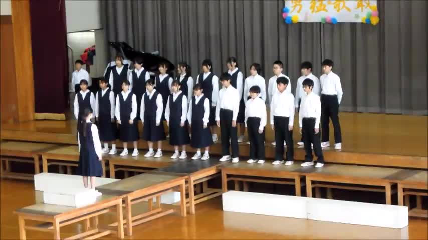 合唱コンクール（１年１組）「小さな勇気」