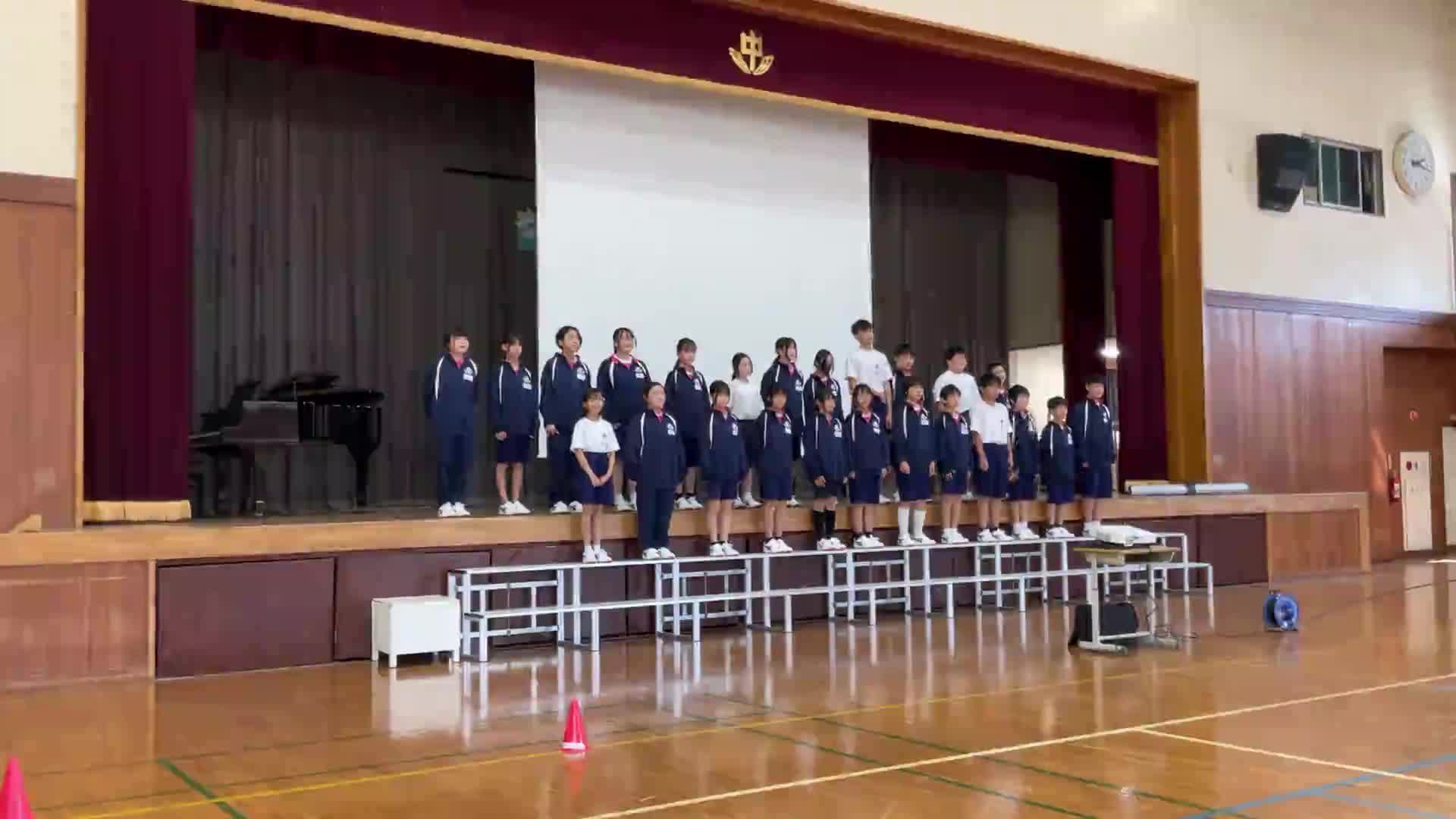 新入生歓迎会（１学年の発表②）