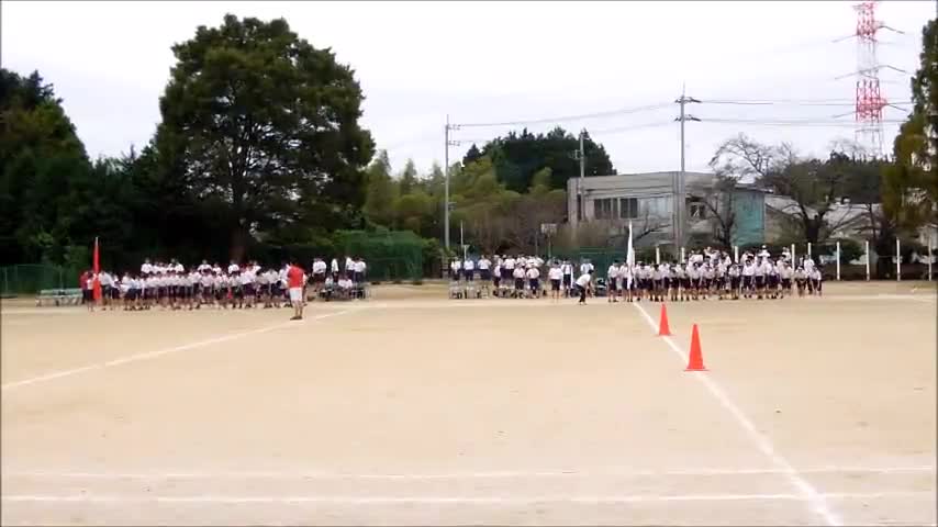 体育祭予行【予告】栄光の架け橋（３年）