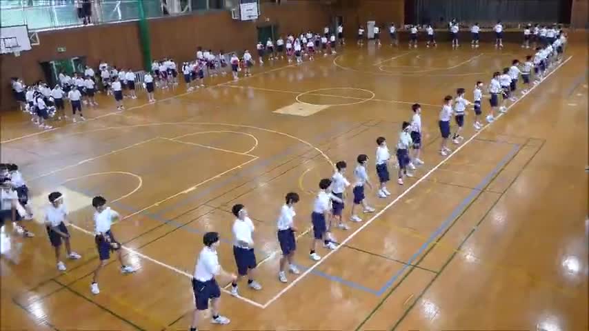 体育祭ダンス練習②