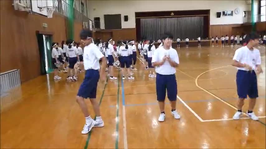 体育祭ダンス練習③