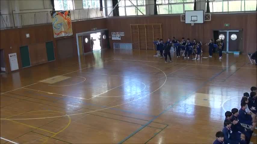 新入生歓迎会（新入生入場）