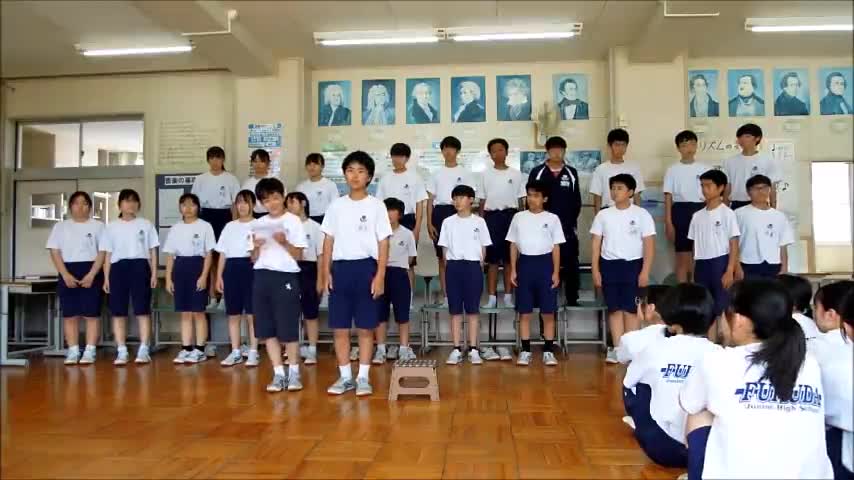 ２学年合唱コンクール（１組）