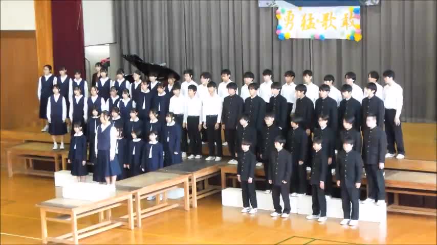 合唱コンクール（３学年合唱）「そのひとがうたうとき」