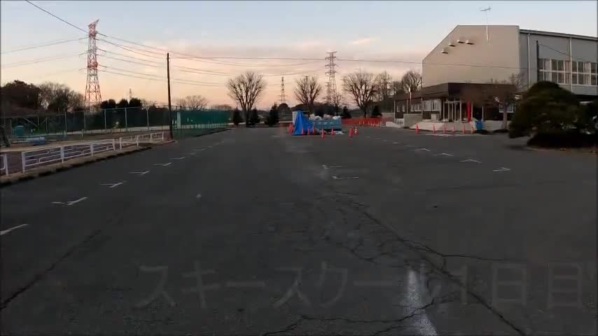 スキースクール（１日目：GoPro）