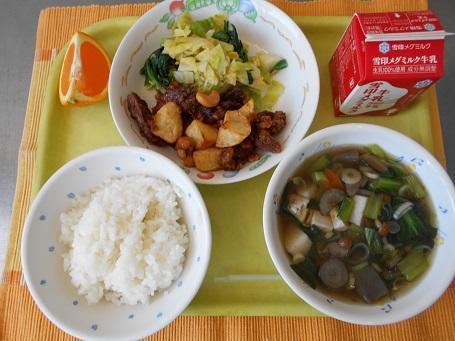 ２／１８の給食