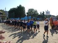 南部中生徒行進