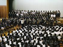 選抜合唱団との演奏 選抜合唱団との演奏