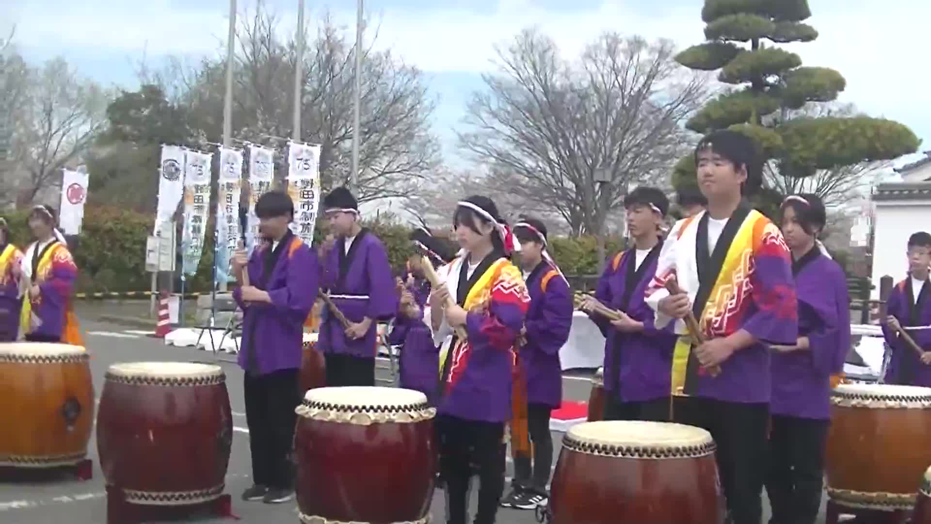 さくらまつり　和太鼓発表