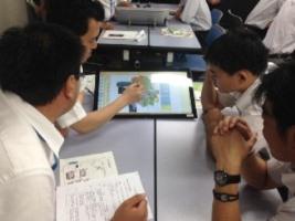 タブレット授業の様子②